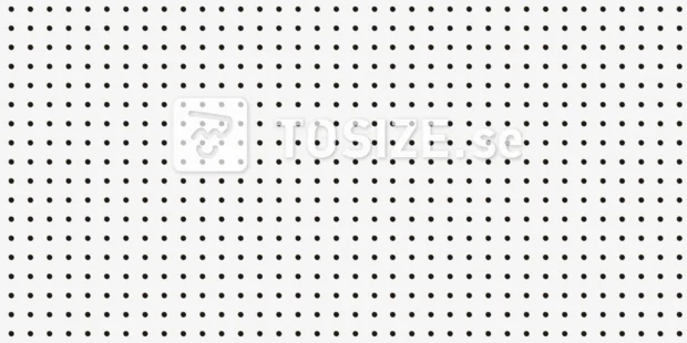 Hardboard Perforated white