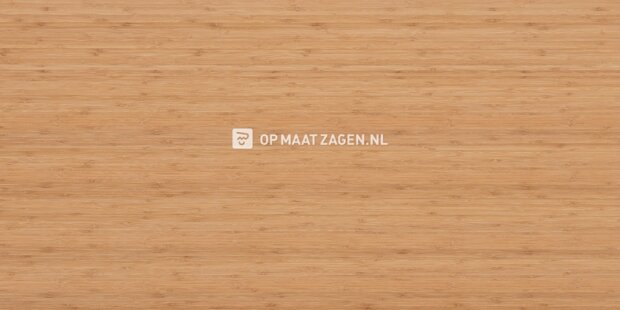 MDF Bamboe Caramel Side Pressed Gefineerd