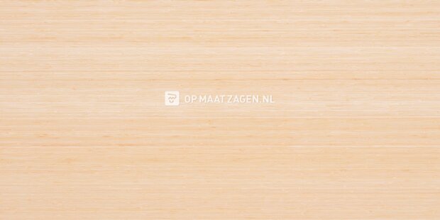 MDF Bamboe Naturel Side Pressed Gefineerd