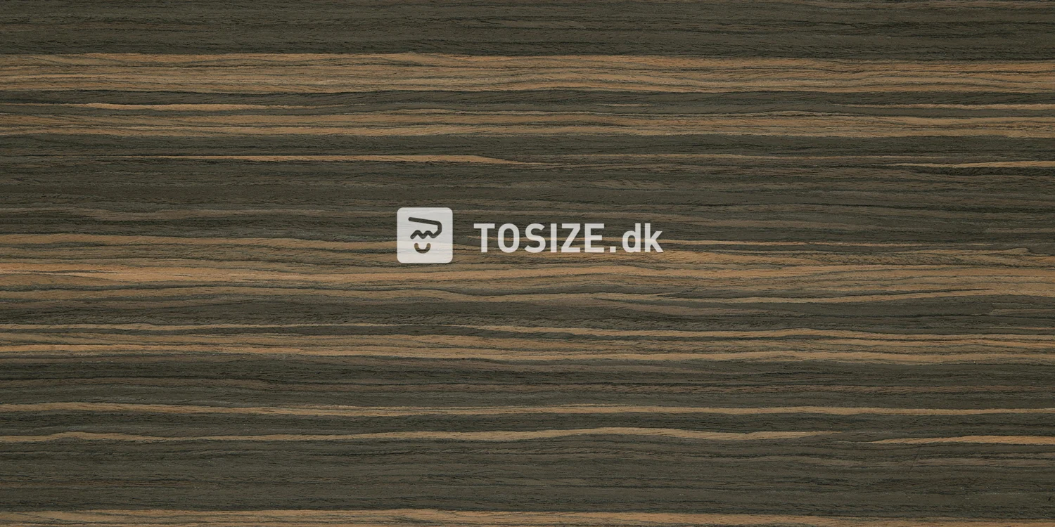 MDF Water-resistant Ebony Macassar Quartered veneer