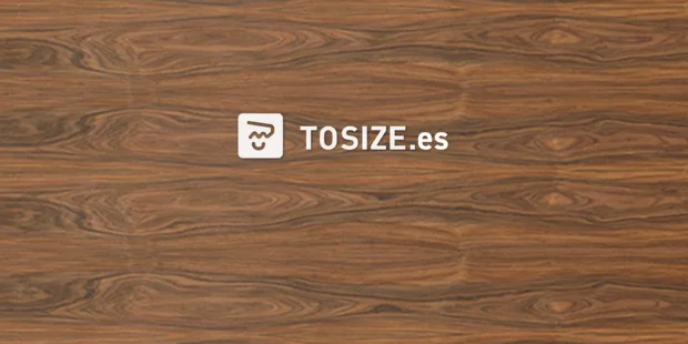 MDF Water-resistant Palissander Santos crown cut veneer