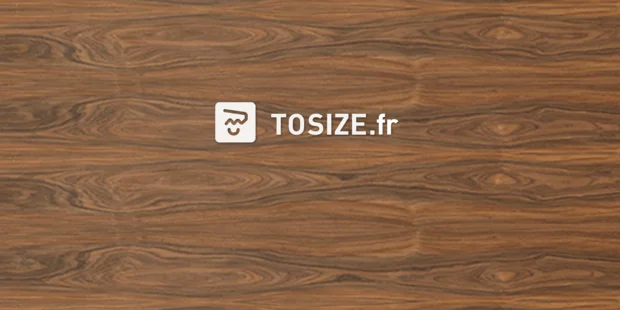 MDF Water-resistant Palissander Santos crown cut veneer