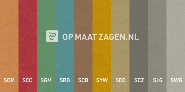 MDF coloured | OPMAATZAGEN.nl