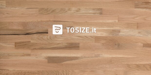 segato Rettangolo - 20x60 cm TOSIZE.it Pannello Lamellare Faggio C/C 26 mm 