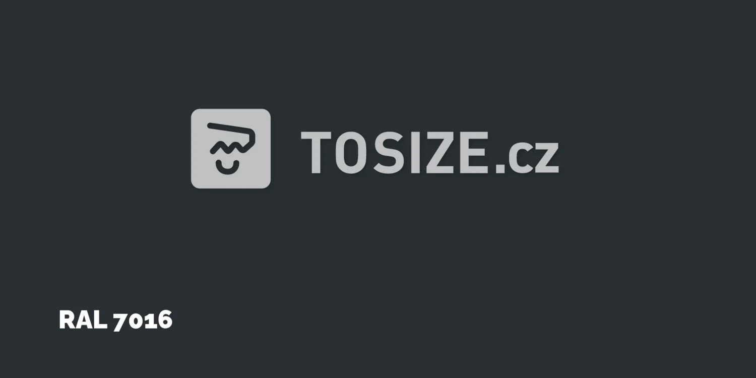 Trespa Izeon ​​Anthracite 6mm (1 side)