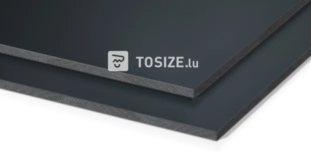 HPL-Fassadenplatte anthrazit