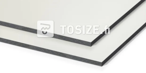 HPL facade panel traffic white
