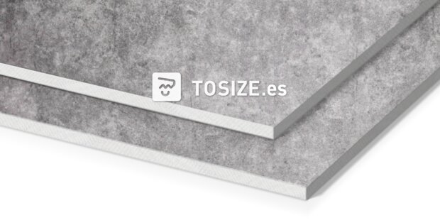 Panel de pared de lujo gris hormigón mármol (AST)