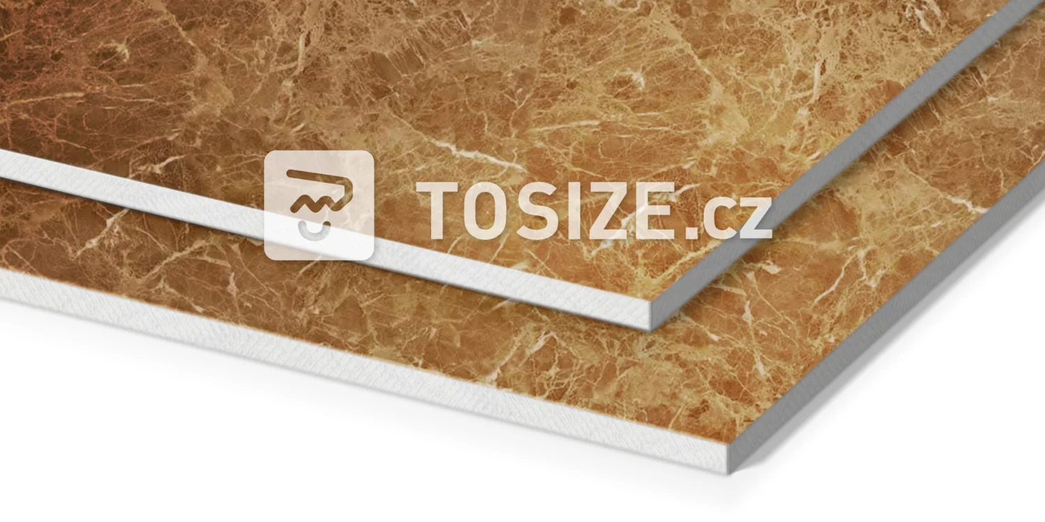 Luxury wall panel marble brown (MDN)