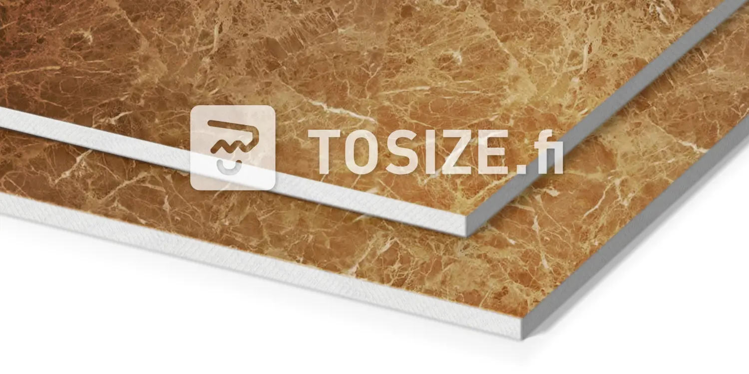 Luxury wall panel marble brown (MDN)