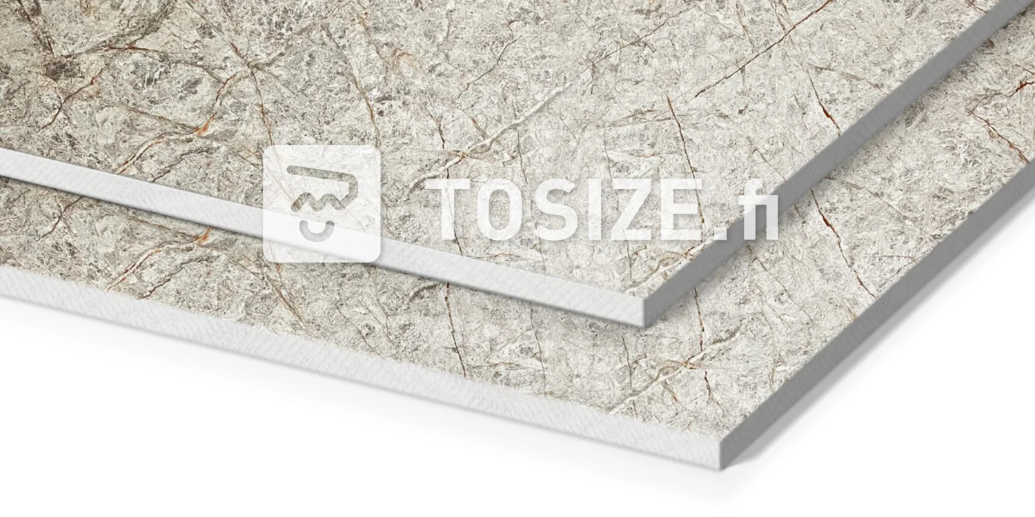 Luxury wall panel marble gray (RCC)