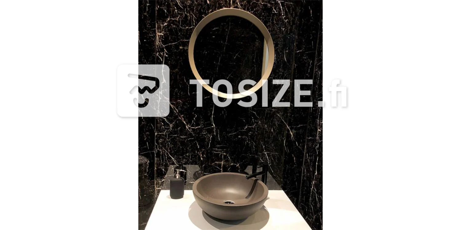 Luxury wall panel marble black (MLN)