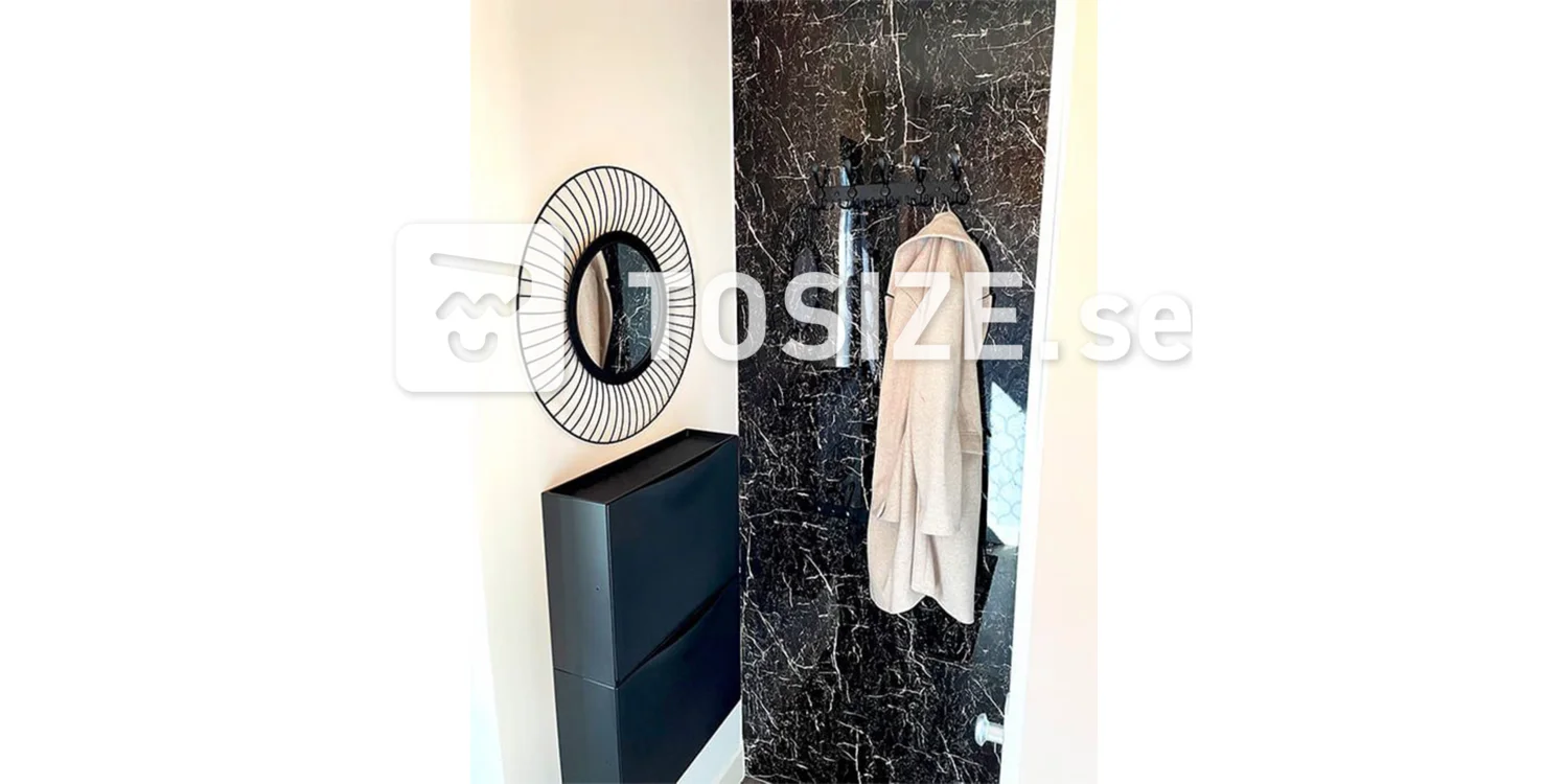 Luxury wall panel marble black (MLN)