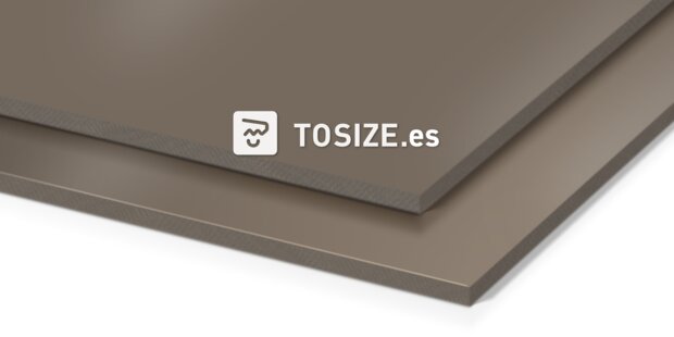 Panel de pared gris beige alto brillo
