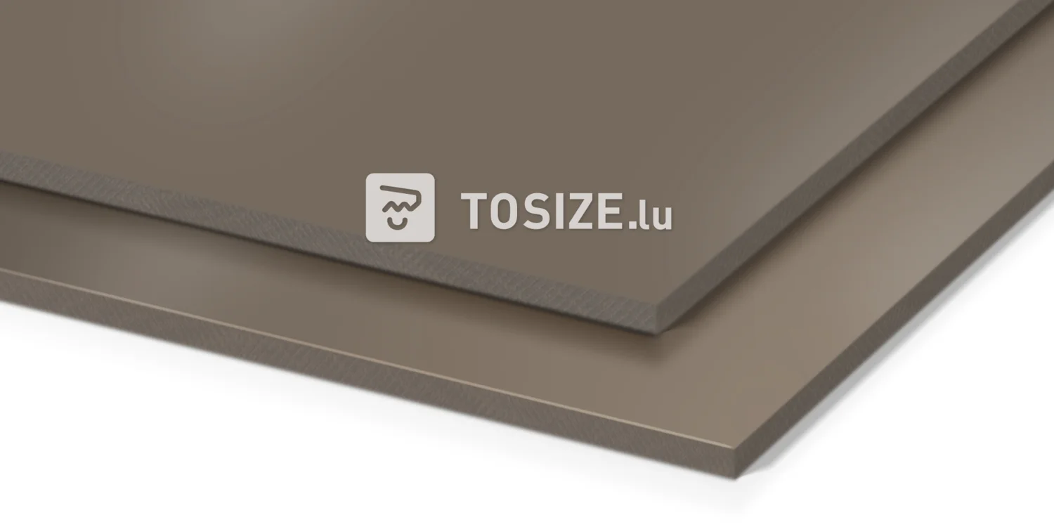 Panneau mural beige gris brillant