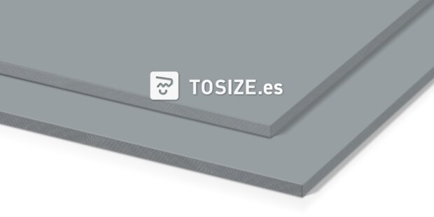 Panel de pared ventana gris mate