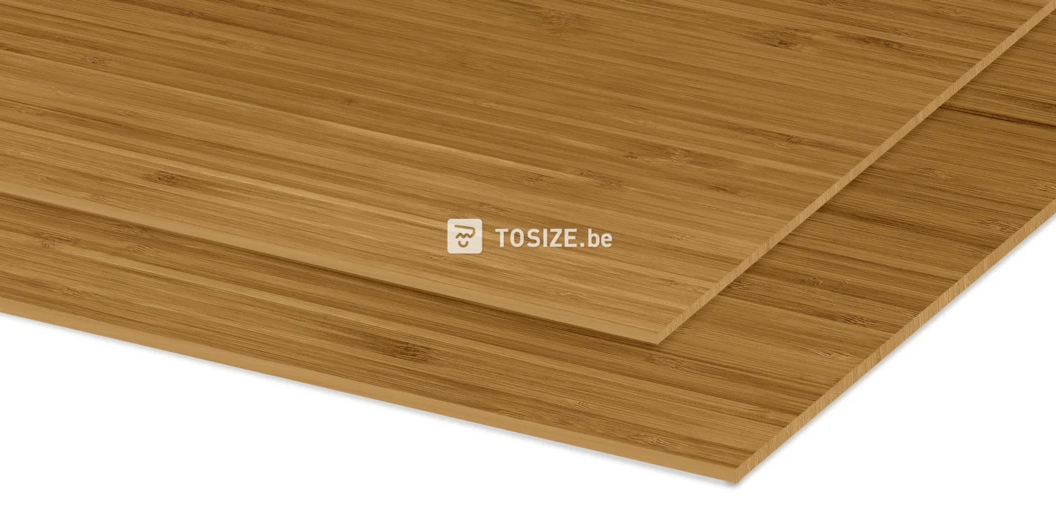 Bamboe Karamel 1L Density maat gezaagd | TOSIZE.be