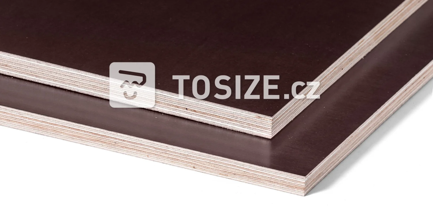 Phenolic Plywood Birch dark brown