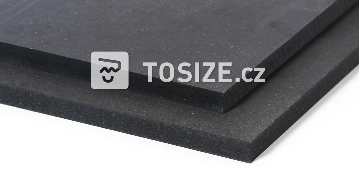 MDF Moistureresistant V313 Black SBL Valchromat