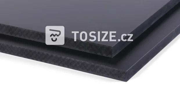 MDF Water-resistant Black - High Gloss lacquered 18 mm