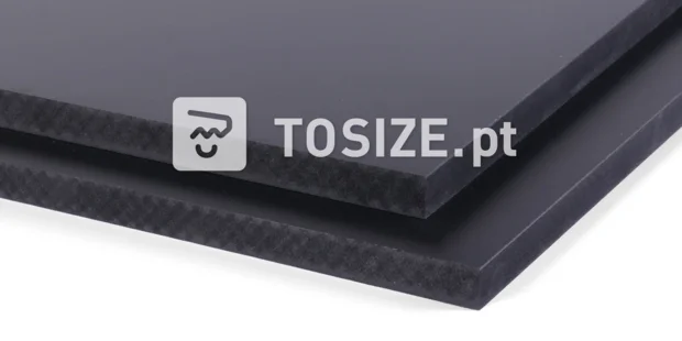 MDF Water-resistant Black - High Gloss lacquered