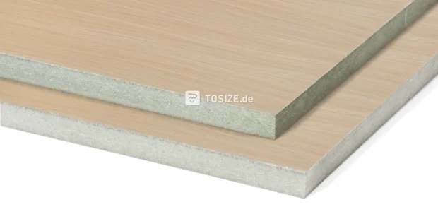 MDF Water-resistant Oak Quartered Veneered 19 mm