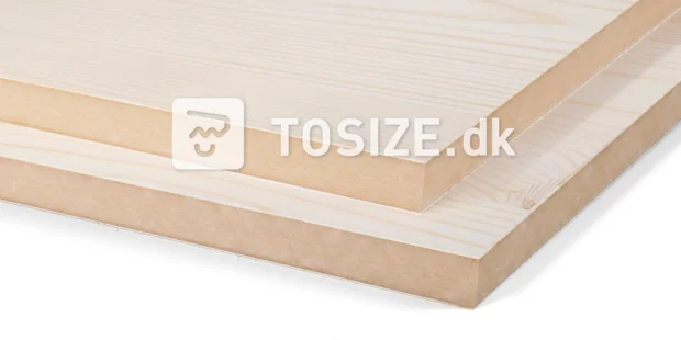 MDF Pine crown cut veneer 19 mm