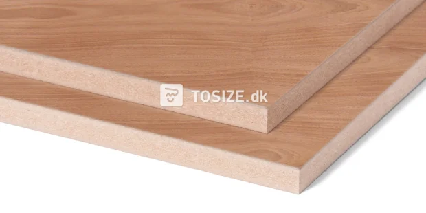 MDF Mahogany crown cut veneer 19 mm