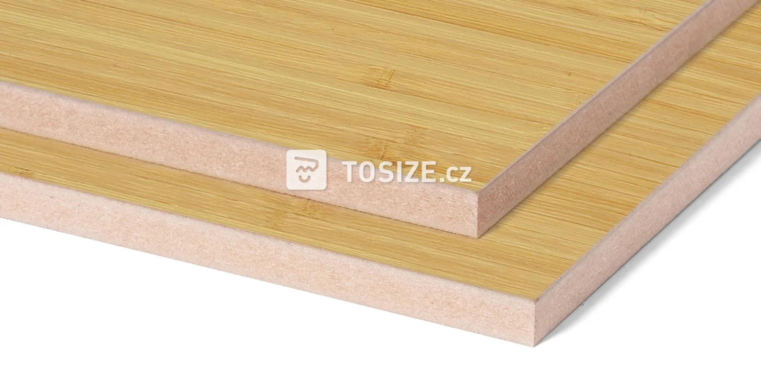 MDF Bamboo Natural Side Pressed Veneer