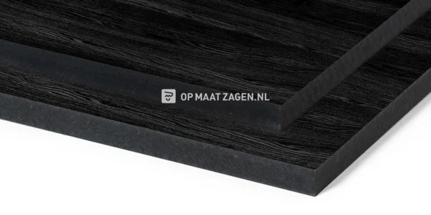 MDF Zwart Eiken zwart Mix Gefineerd geborsteld