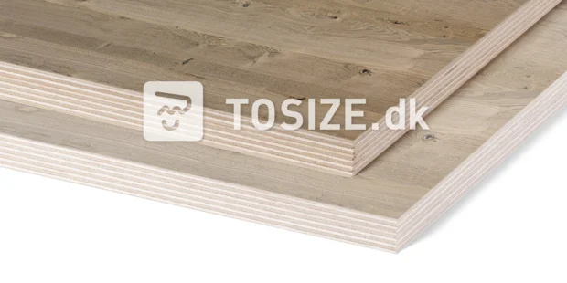 Plywood Birch Oak rustic veneer brushed 18 mm