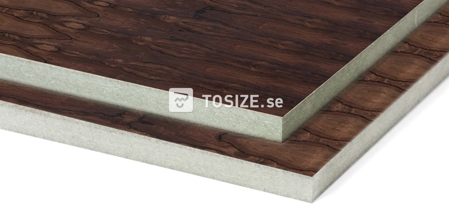 MDF Water-resistant Ziricote crown cut veneer