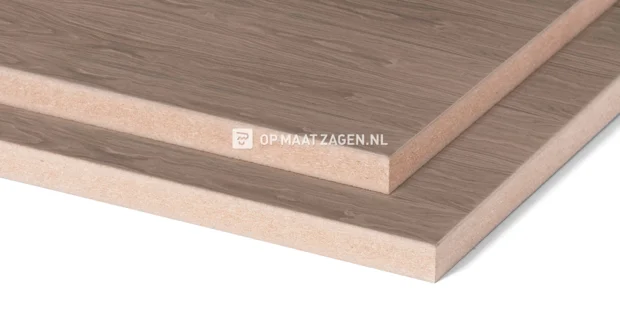 MDF Walnut crown cut veneer 19 mm