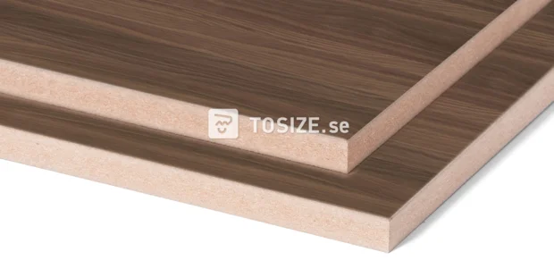 MDF Walnut American Quartered veneer 9 mm