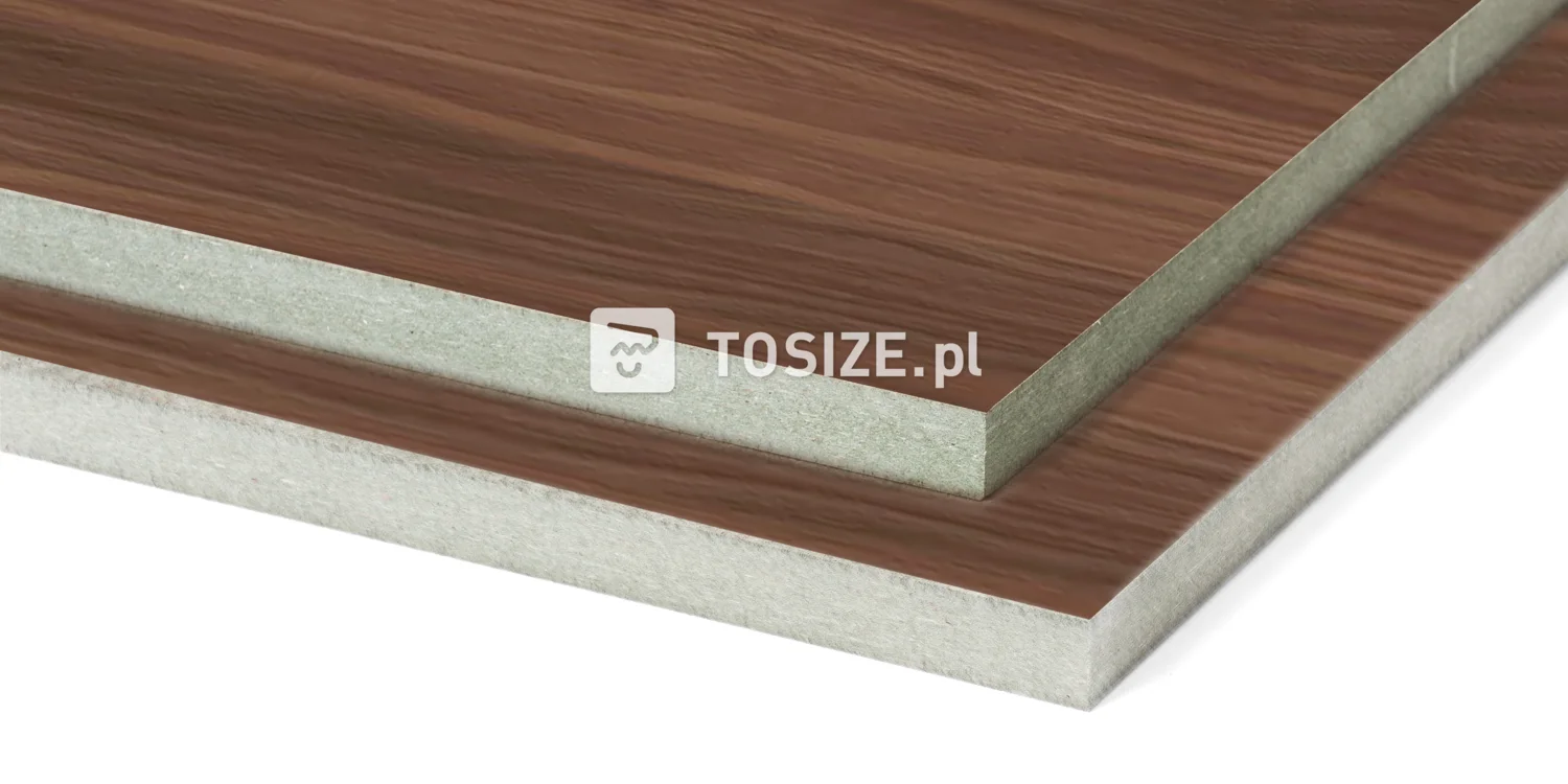 MDF Water-resistant Walnut American Quartered veneer