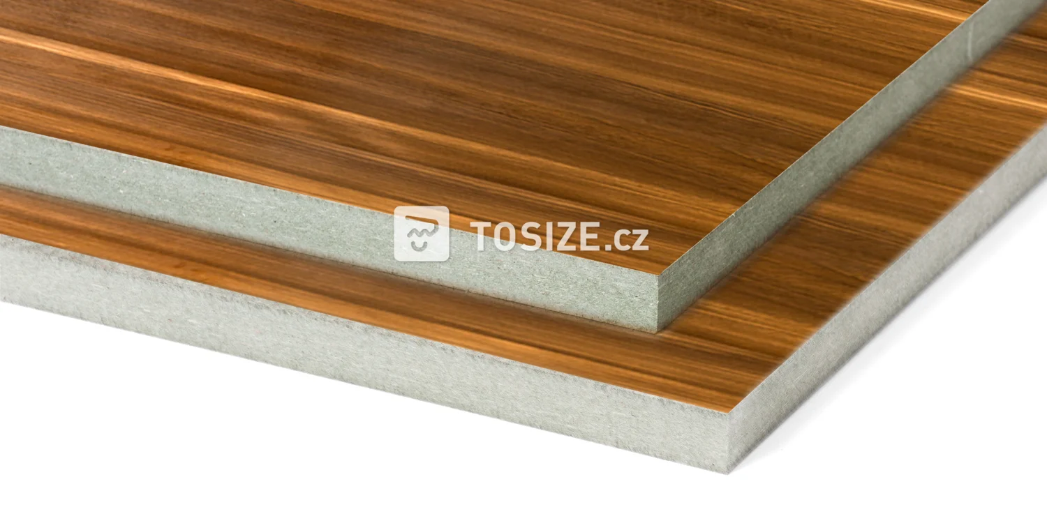 MDF Water-resistant Larch mix veneer smoked