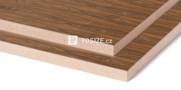 MDF Palissander Santos crown cut veneer 19 mm