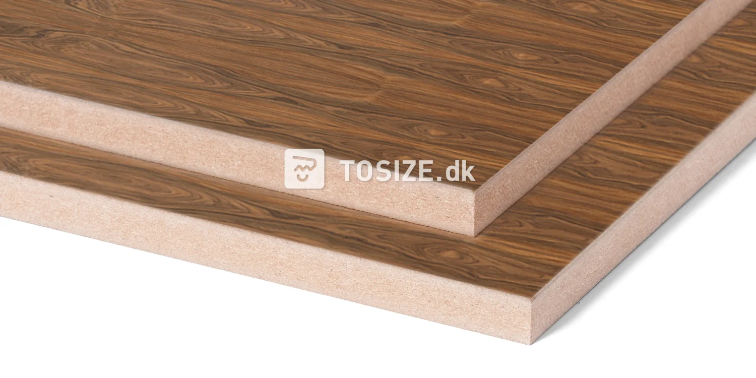 MDF Palissander Santos crown cut veneer