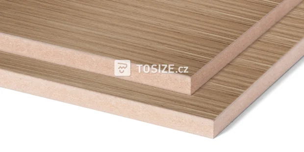 MDF Zebrano Quartered veneer