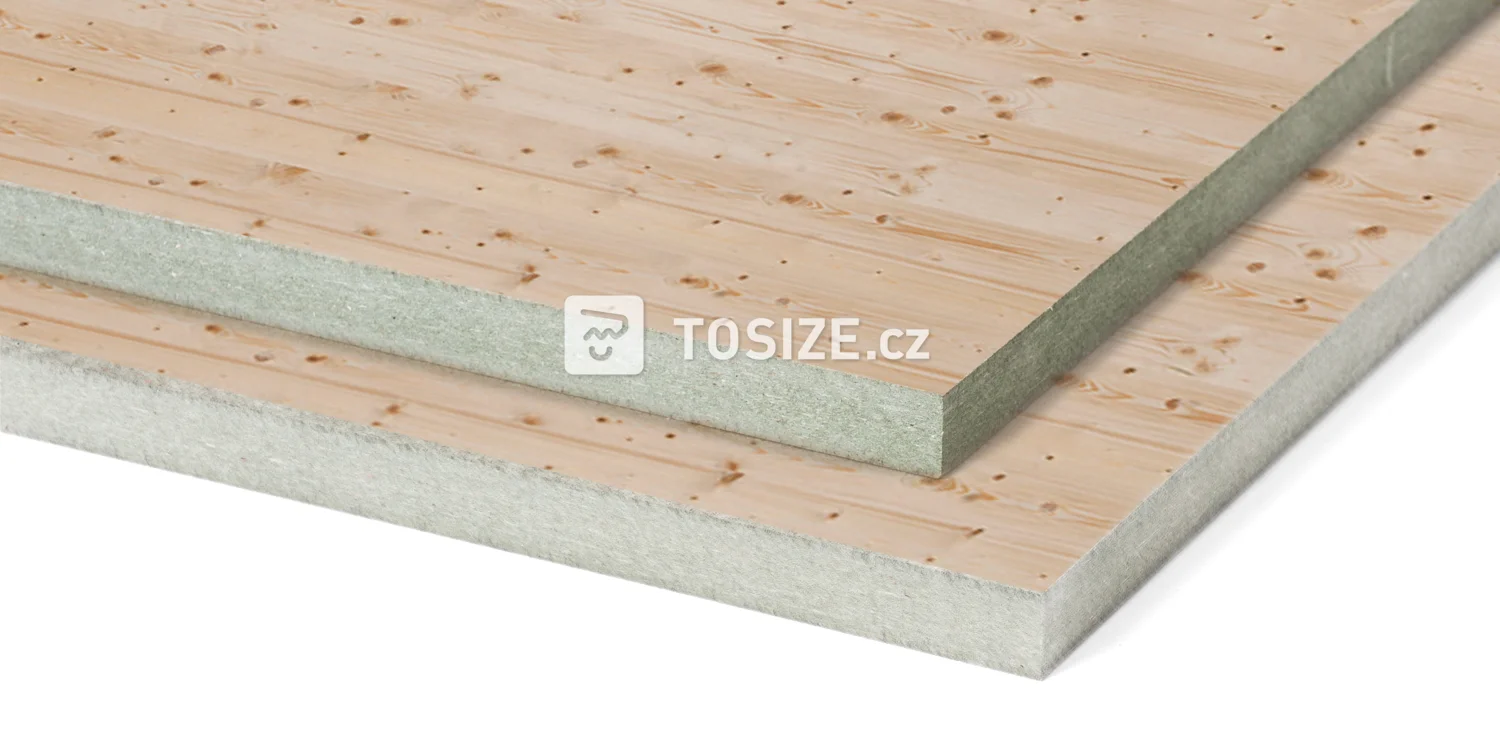 MDF Water-resistant spruce with knots mix veneer