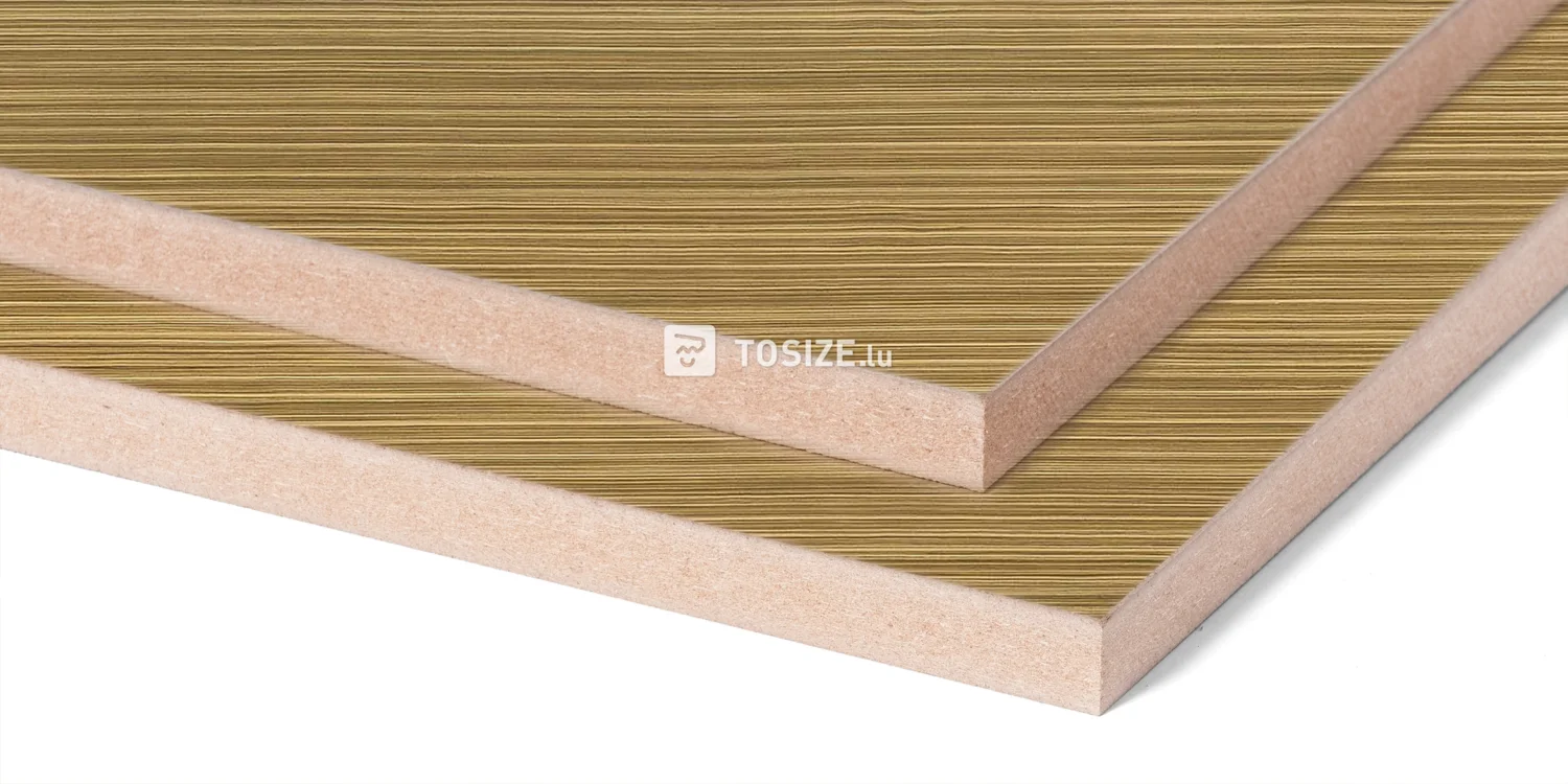 MDF Spica Zebrano Furnier