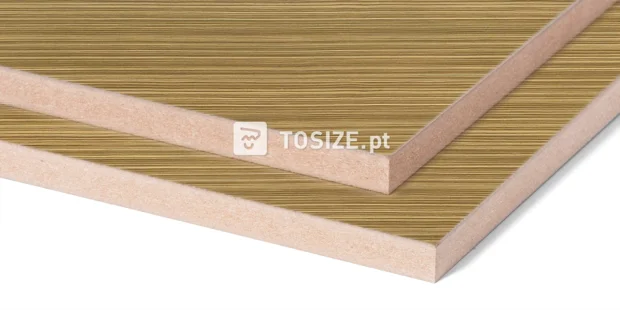 MDF Spica Zebrano Veneer 19 mm