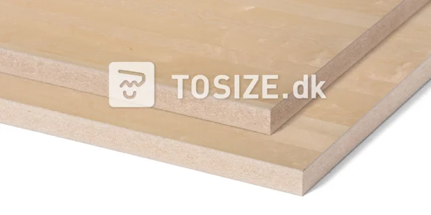 MDF Snow Birch Veneer 19 mm