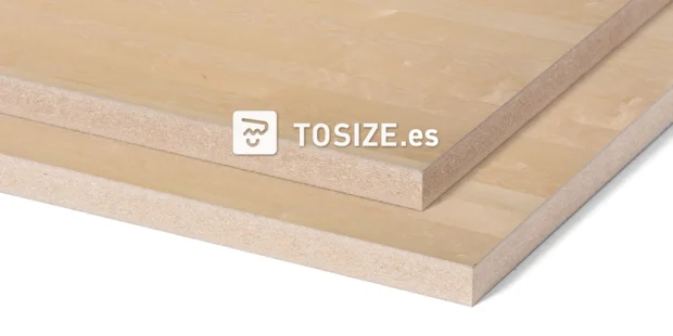 MDF Snow Birch Veneer 19 mm