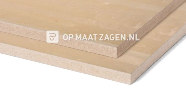 MDF Snow Birch Veneer 19 mm