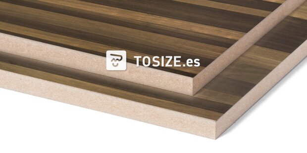 MDF Oak Smoked Havana Rechapado