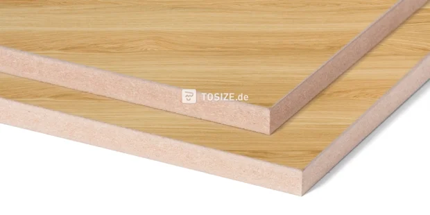 MDF Natural Oak Veneer 19 mm