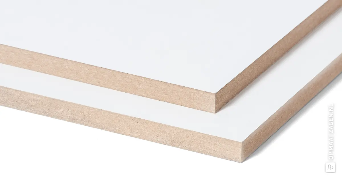 Made-to-measure MDF boards with lacquer film | OPMAATZAGEN.nl