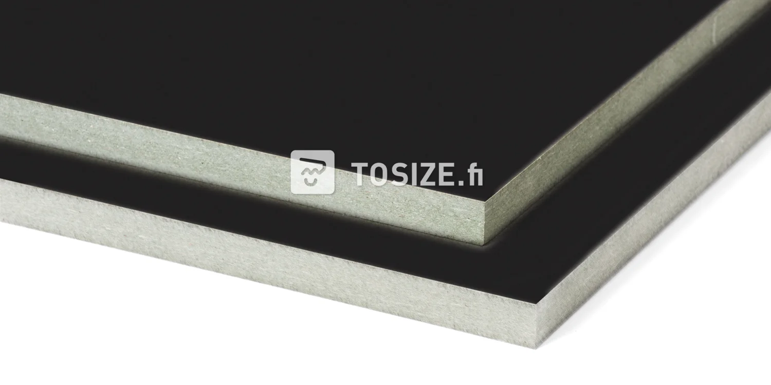 MDF Moisture-resistant Technical Matt Black