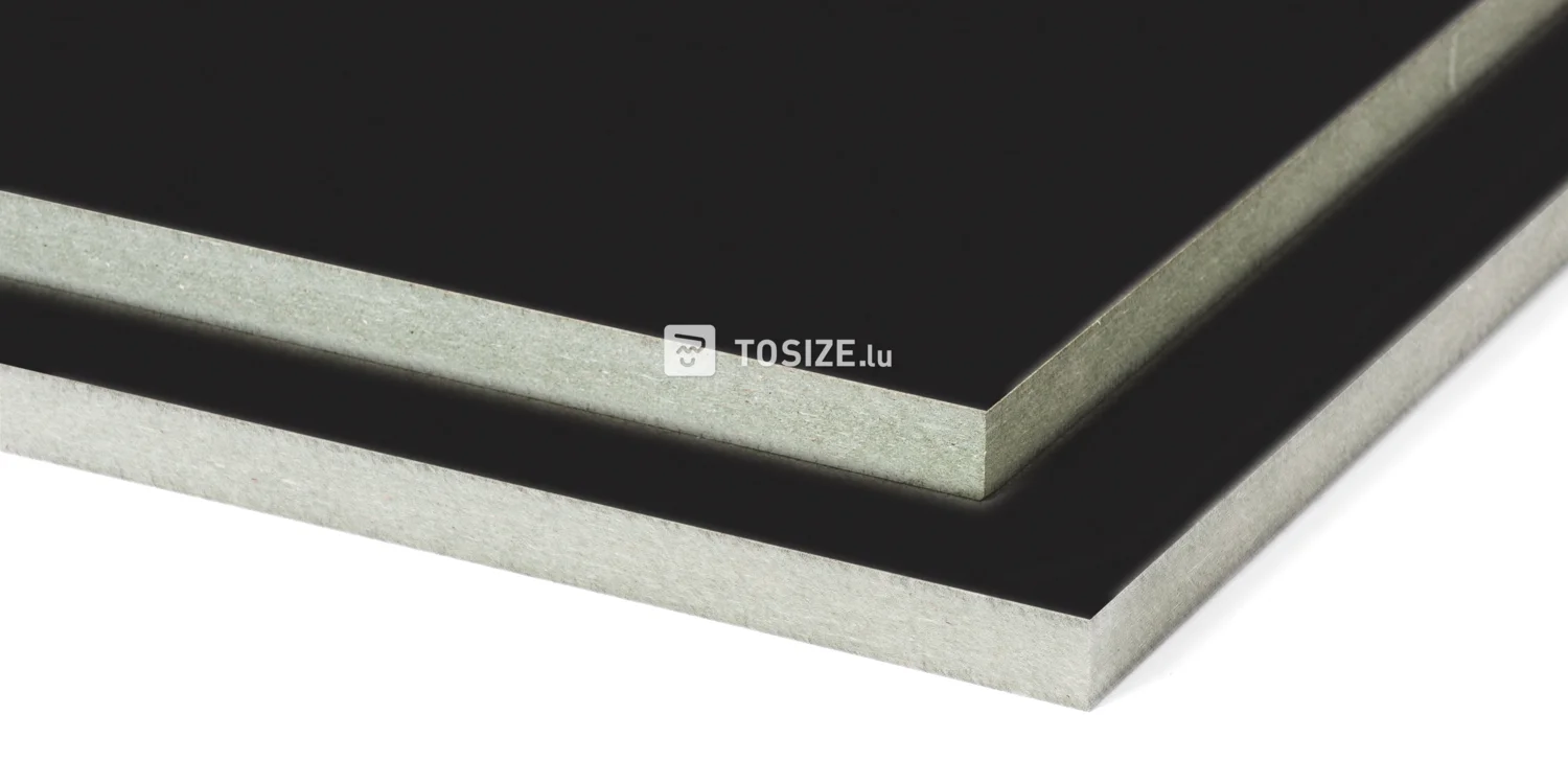 MDF Moisture-resistant Technical Matt Black